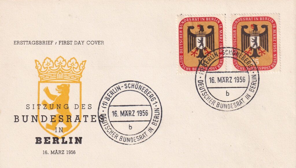 136 137 sig erster sieger berlin fdc in meiner sammlung